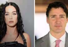 Foto: Katy Perry y Justin Trudeau /cortesía