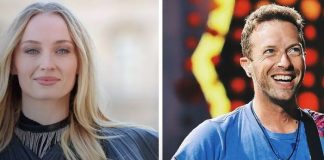 Foto: Sophie Turner y Chris Martin /cortesía
