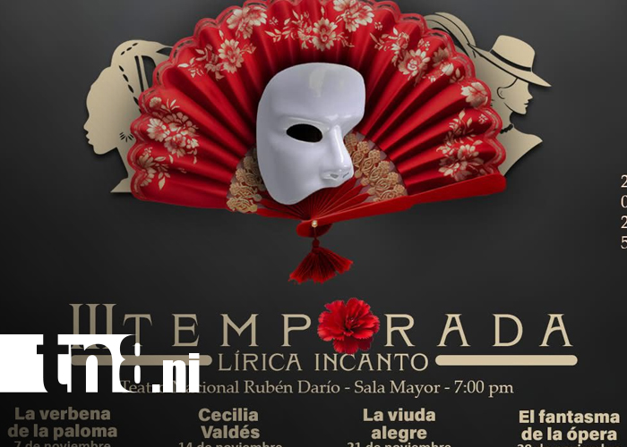 Foto: Teatro Nacional Rubén Darío recibe la III Temporada Lírica INCANTO /TN8