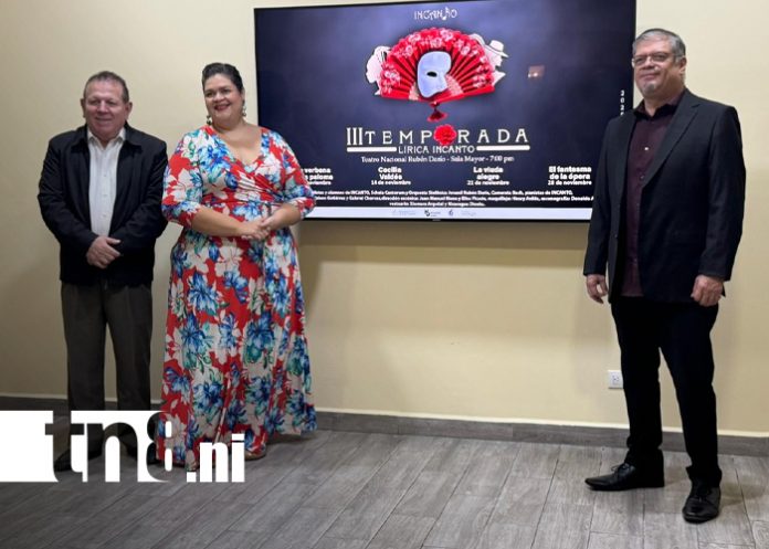 Foto: Teatro Nacional Rubén Darío recibe la III Temporada Lírica INCANTO /TN8 Foto: Teatro Nacional Rubén Darío recibe la III Temporada Lírica INCANTO /TN8