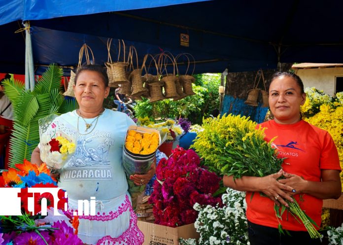 Foto: Feria de las Flores mueve el comercio en Rivas /TN8