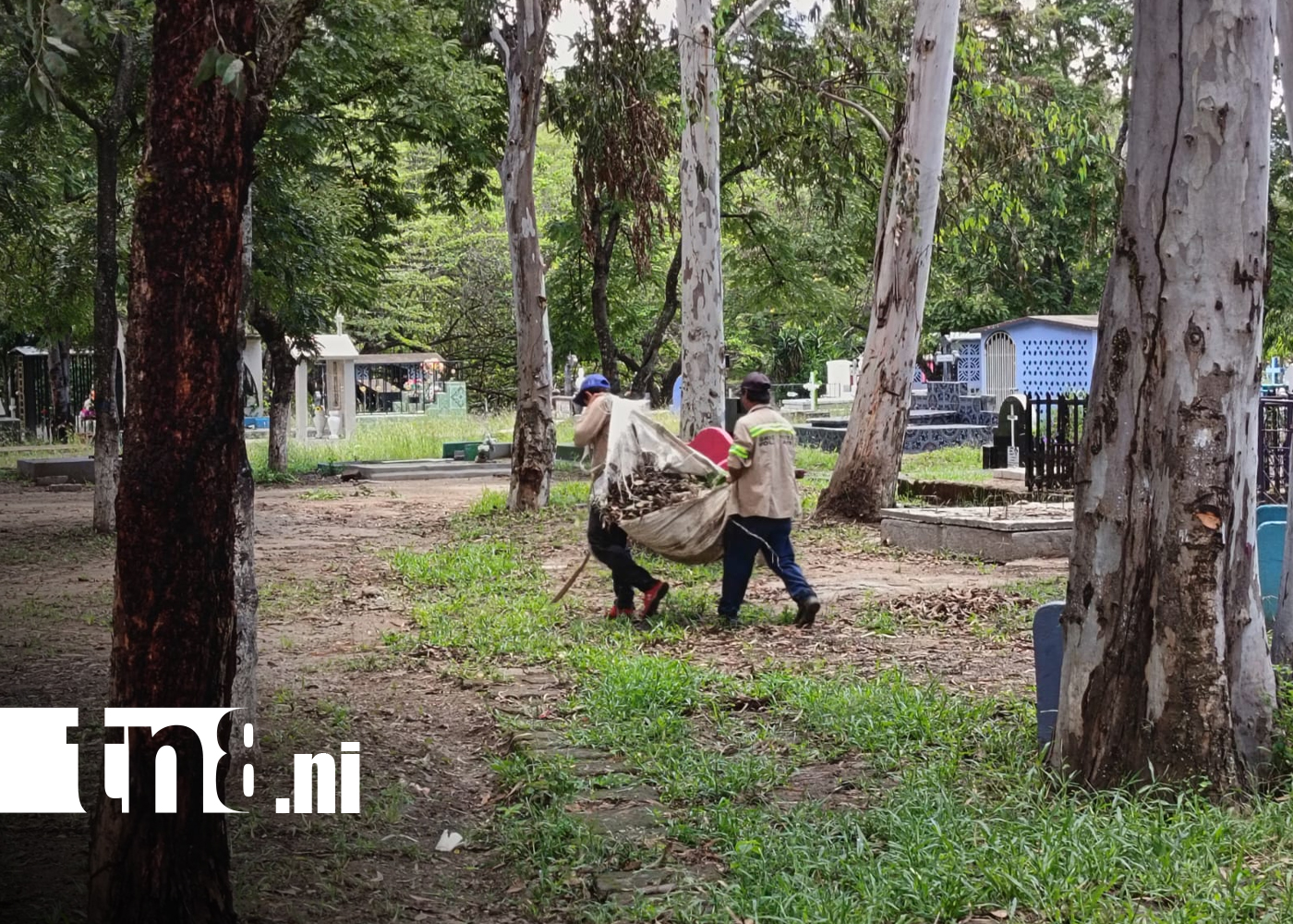 Foto: Ocotal garantiza campos santos limpios /TN8