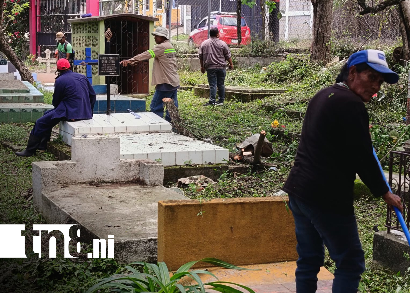 Foto: Ocotal garantiza campos santos limpios /TN8