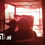 Foto: Fuerte incendio en el Mercado Oriental/TN8
