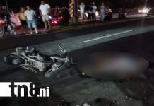 Accidente en Managua cobra la vida de motociclista en el km 7 de la Carretera Norte Foto: Accidente en Managua cobra la vida de motociclista en el km 7 de la Carretera Norte/TN8