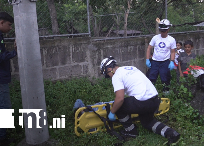 Foto: hombre sufre accidente en Estelí/TN8