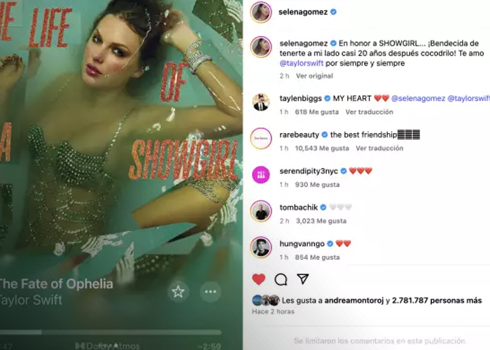 Foto: Selena Gomez y Taylor Swift /cortesía