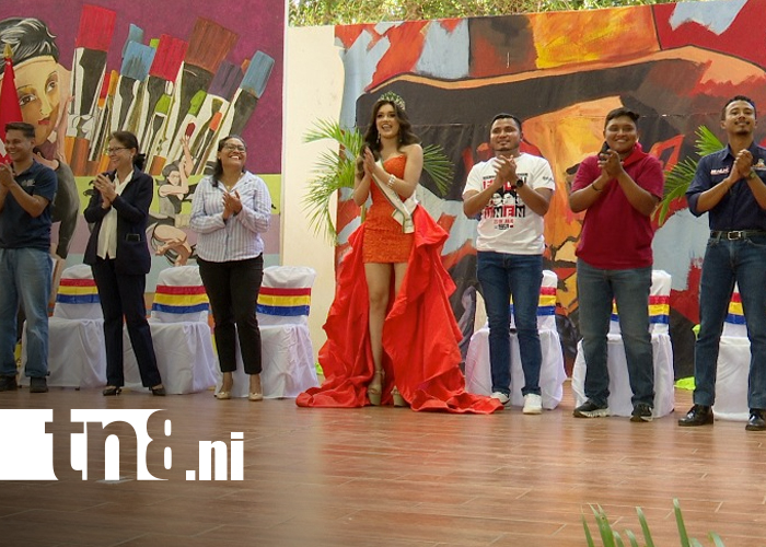 Foto: María Alejandra Guerra Urbina deslumbra a todos en la UNAN Managua/ TN8