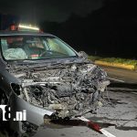 Por ir «bolo» se estrelló contra una valla de seguridad en carretera Masaya – Managua Foto: Casi provoca tragedia en Masaya – Managua /TN8
