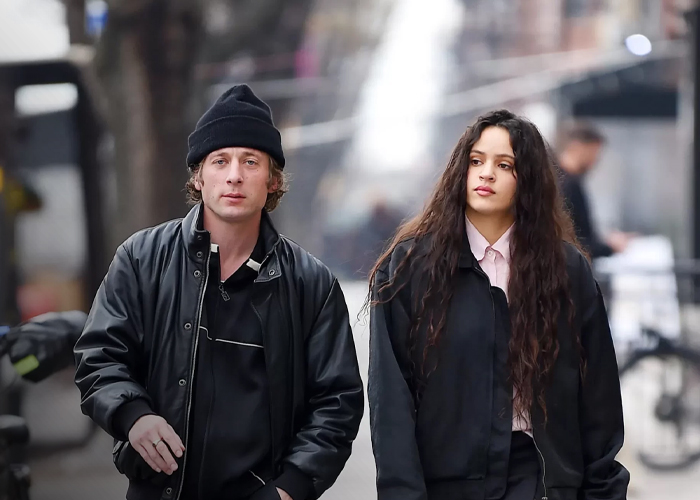 Foto: Jeremy Allen White y Rosalía /cortesía