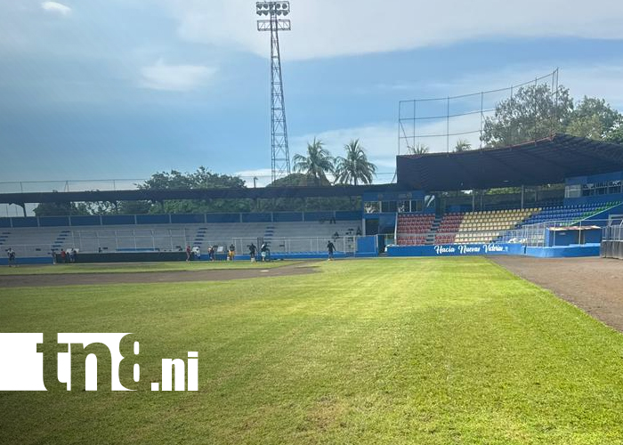 Foto: Estadio Efraín Tijerino listo para emociones/TN8