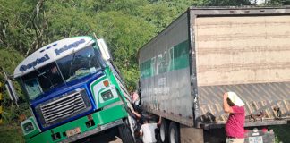 Foto: Accidente de tránsito entre autobús y camión en Nueva Segovia/TN8