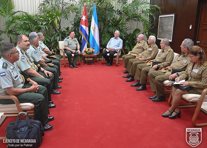 Foto: Encuentro de alto nivel refuerza cooperación entre las Fuerzas Armadas de Cuba y Nicaragua / Cortesía