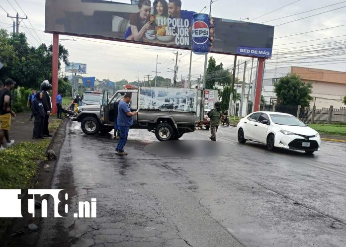 Foto: Mortal accidente frente al Holiday Inn en Managua/ TN8