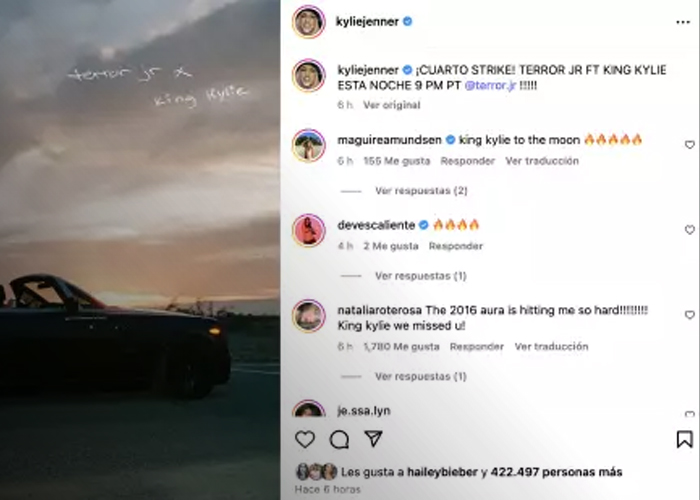 Foto: Kylie Jenner lanza su primera canción /cortesía