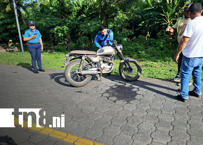 Foto: Policía Nacional investiga accidente en Ometepe/ TN8