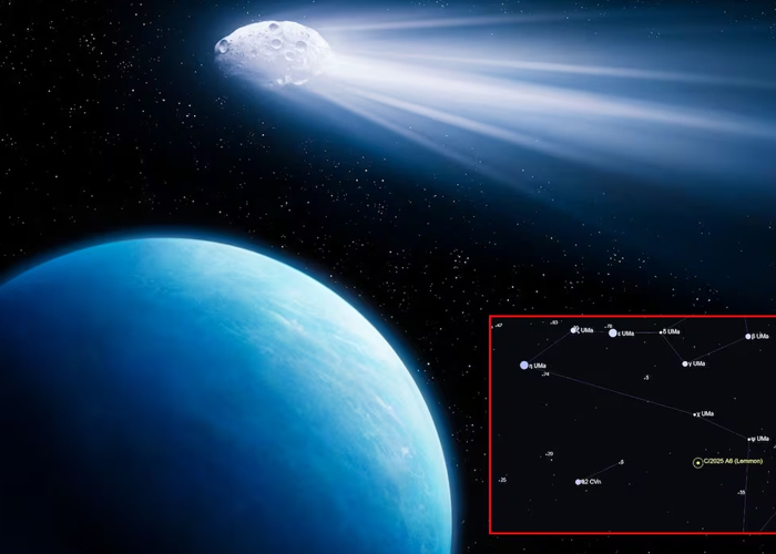 Foto: Esta es la fecha para ver el cometa Lemmon 2025/Cotesía