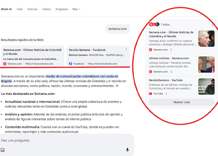 Foto: El antes y después de Google: así funciona el botón que cambia todo/TN8