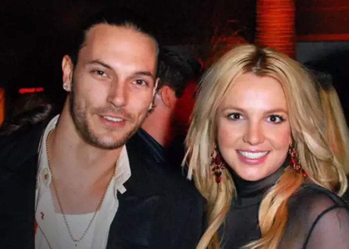 Foto: Kevin Federline sobre Britney Spears /cortesía
