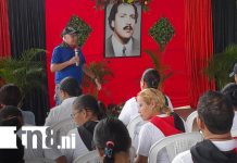 Foto: Nandaime honra al comandante Pedro Arauz Palacios/TN8