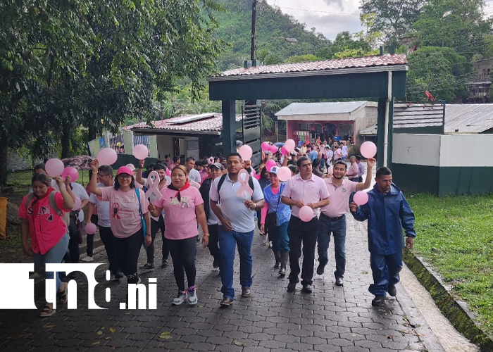 Foto: Siuna en jornada preventiva contra el cáncer de mama/TN8