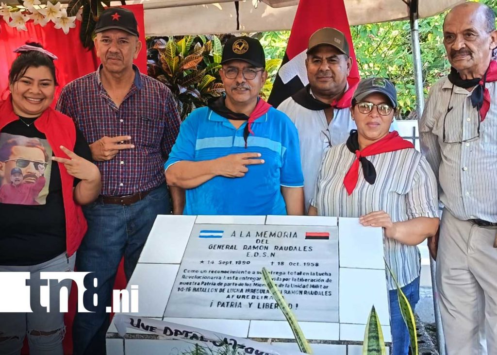 Foto: Homenaje a la valentía y patriotismo del General Ramón Raudales en Nueva Segovia/TN8