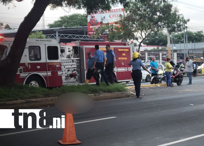 Foto: Accidente mortal en Portezuelo deja sin vida a madre e hijo en Managua/TN8