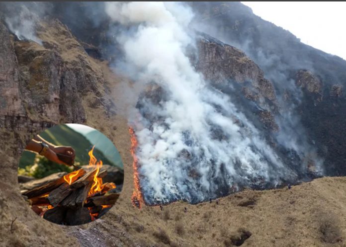Foto: Evalúan acciones legales contra montañista responsable del incendio / Cortesía Foto: Evalúan acciones legales contra montañista responsable del incendio / Cortesía
