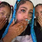 ¿Se tatuó la cara? North West vuelve a generar polémica Foto: North West desata polémica /cortesía