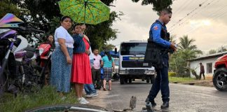 Foto: Jalapa: colisión entre motocicleta y bicicleta deja dos lesionados/TN8