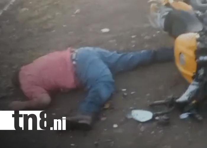 Foto: Chinandega: dos jóvenes pierden la vida en fuerte accidente/TN8