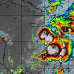 Tormenta Tropical Melissa deja cuatro fallecidos en el Caribe Foto: Melissa avanza y podría intensificarse rápidamente, poniendo en alerta a centroamericana y el Caribea / Cortesía