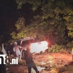 Cuatro capitalinos quedan varados por crecida de río en Carazo Foto:Rescate exitoso de vehículo atrapado en río en Carazo/TN8