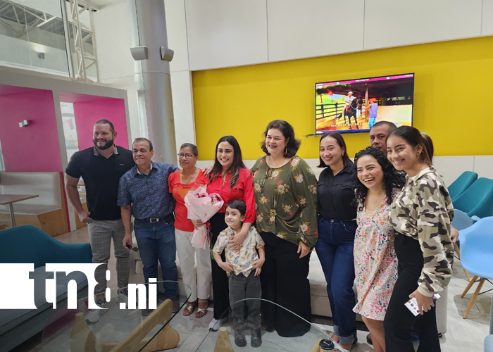 Foto: Katherine Velásquez regresa a Nicaragua /TN8