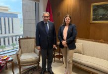 Embajadora de Nicaragua presenta Cartas Credenciales ante presidente de Egipto