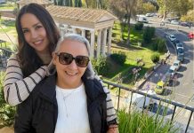 Carmen Villalobos cumple el sueño de su madre en ir al Vaticano Foto: Carmen Villalobos y su mamá en el Vaticano/Cortesía