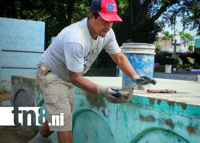Foto: Rivas se prepara con esmero: cementerios lucen renovados para el Día de los Fieles Difuntos/TN8 Foto: Rivas se prepara con esmero: cementerios lucen renovados para el Día de los Fieles Difuntos/TN8
