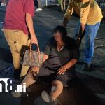 Señora resultó con severas lesiones al ser arrollada por motociclista en Juigalpa, Chontales Foto: Motociclista pierde el control y atropella a una mujer en Juigalpa/TN8