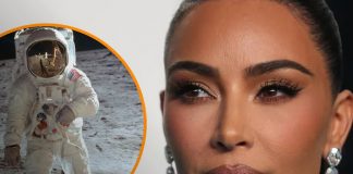 Foto: Kim Kardashian sobre la NASA /cortesía