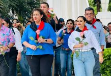 Nicaragua recuerda a Tomás Borge y Fidel con emotivo homenaje Foto: Nicaragua rinde homenaje a Tomás Borge y Fidel Castro con flores y honores/Cortesía
