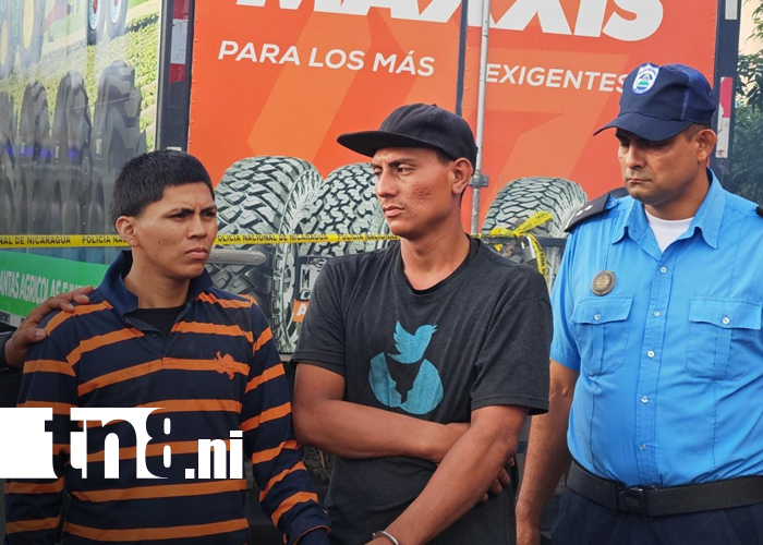 Foto: Población y autoridades unidos: Capturan dúo de ladrones en Ciudad Sandino/TN8