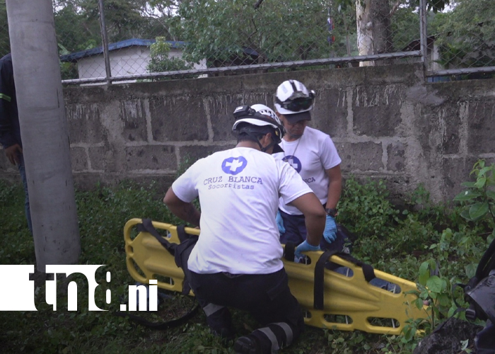 Foto: hombre sufre accidente en Estelí/TN8