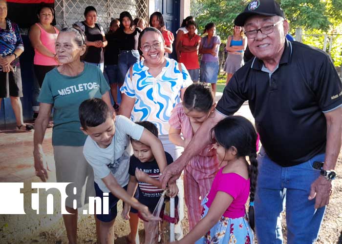 Foto: Habitantes en Nandaime ya disfrutan agua potable las 24 horas/TN8