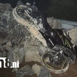 Motociclista resulta gravemente herido tras accidente en la Carretera Vieja a León Foto: Grave accidente en Carretera Vieja a León/TN8