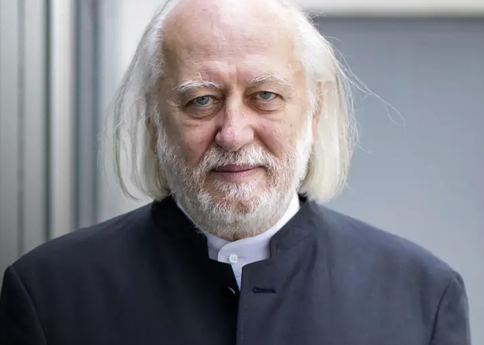 Foto: László Krasznahorkai y su Nobel /cortesía