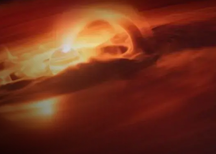 Foto: Planeta sin estrella crece aceleradamente /cortesía