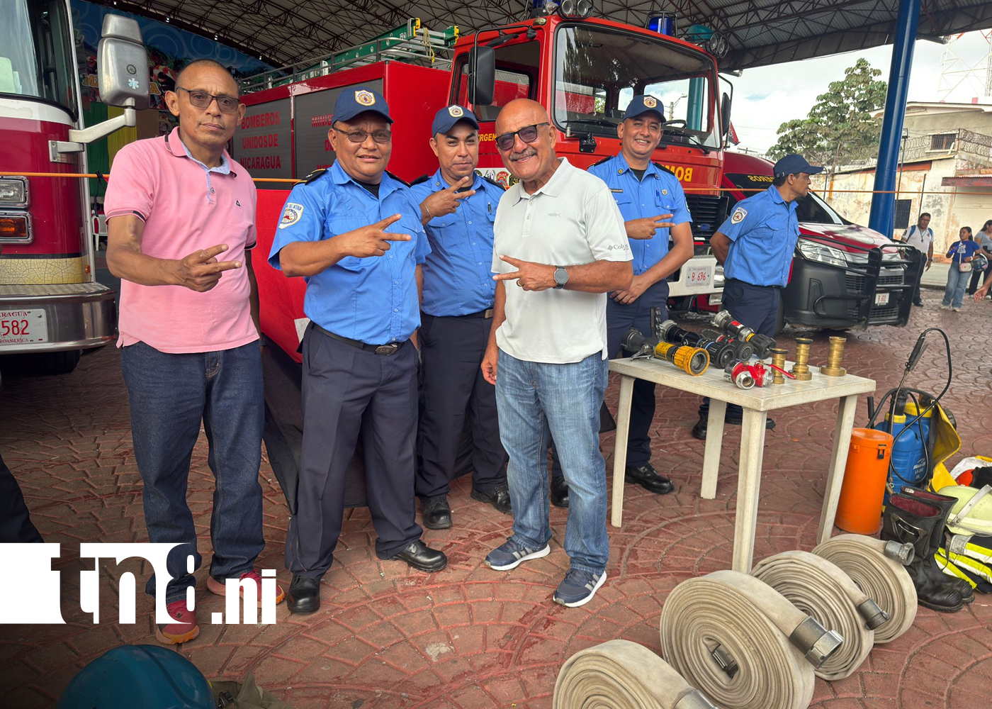 Foto: ¡Bomberitos por un día! Diversión y educación se mezclan en Nicaragua/TN8