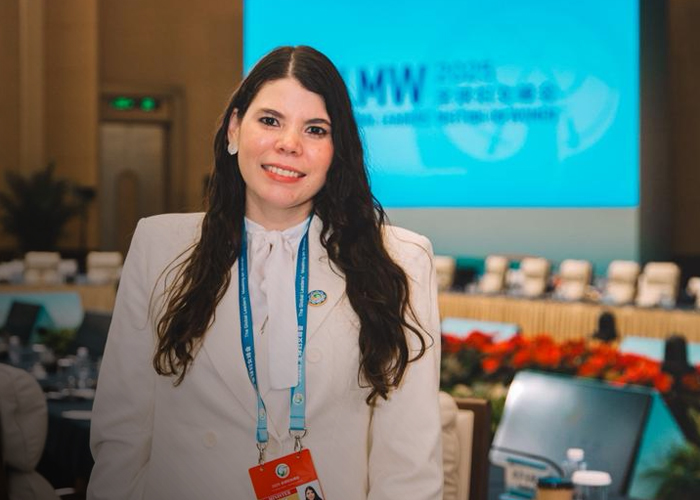 Foto: Camila Ortega destaca avances de Nicaragua /cortesía