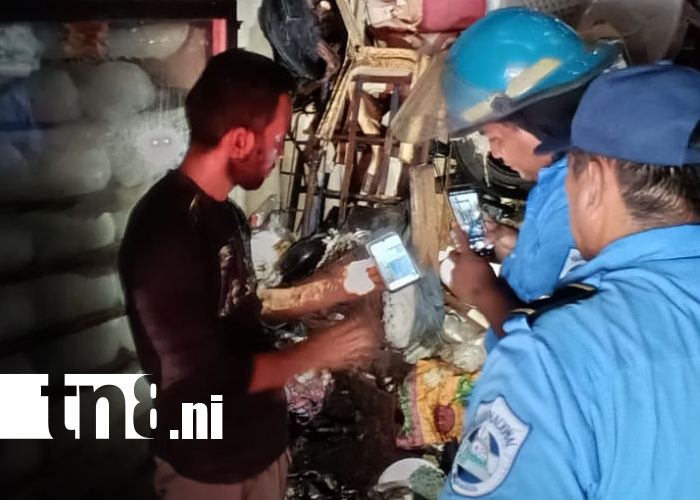 Foto: Incendio en el Barrio Grenada /TN8