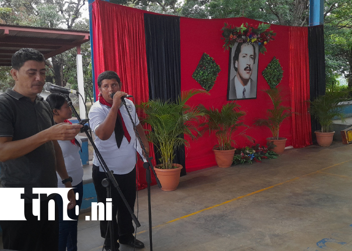 Foto: Nandaime honra al comandante Pedro Arauz Palacios/TN8
